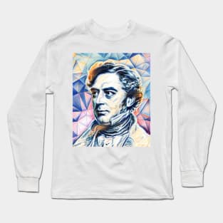 Robert Stephenson Portrait | Robert Stephenson Artwork 12 Long Sleeve T-Shirt